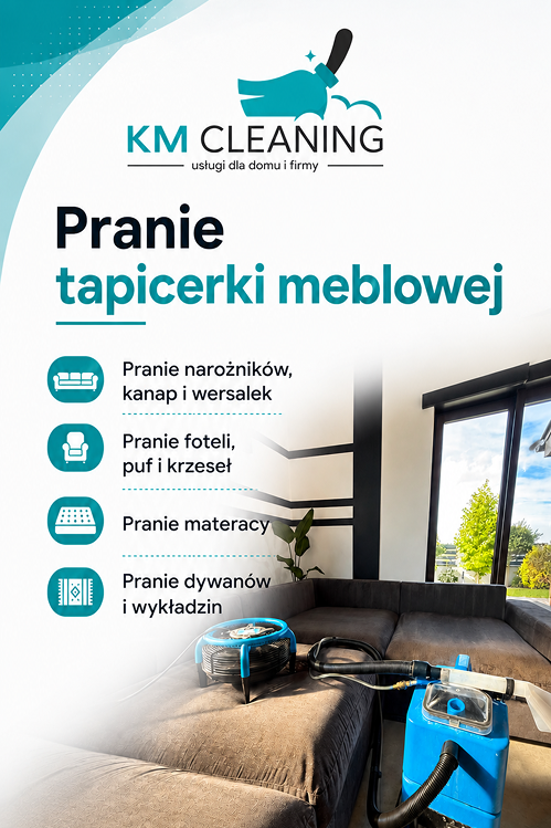 Ulotka firmy Kingi Mendel KM cleaning